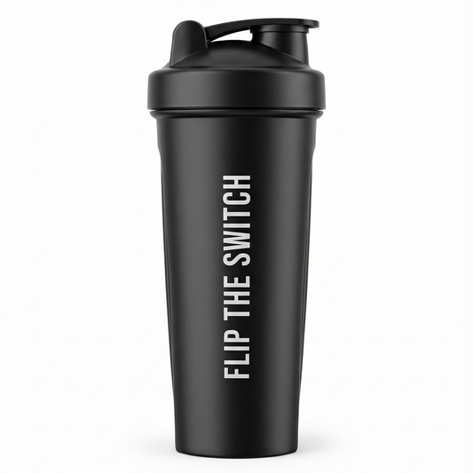 COR-X Flip the Switch šejker zadná strana s logom