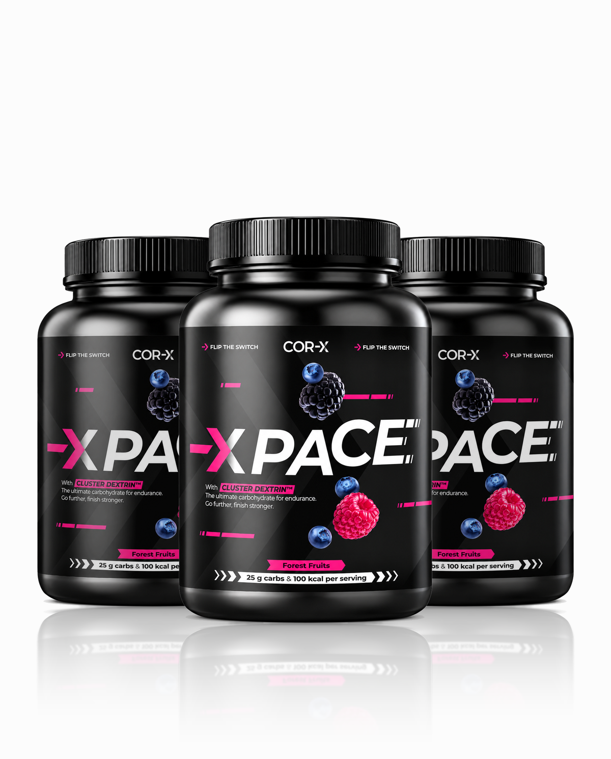 COR-X X-PACE Lesné Ovocie, 3 balenia