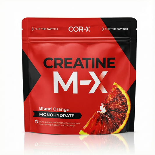 COR-X Creatine M-X kreatín monohydrát Blood Orange balenie 600g