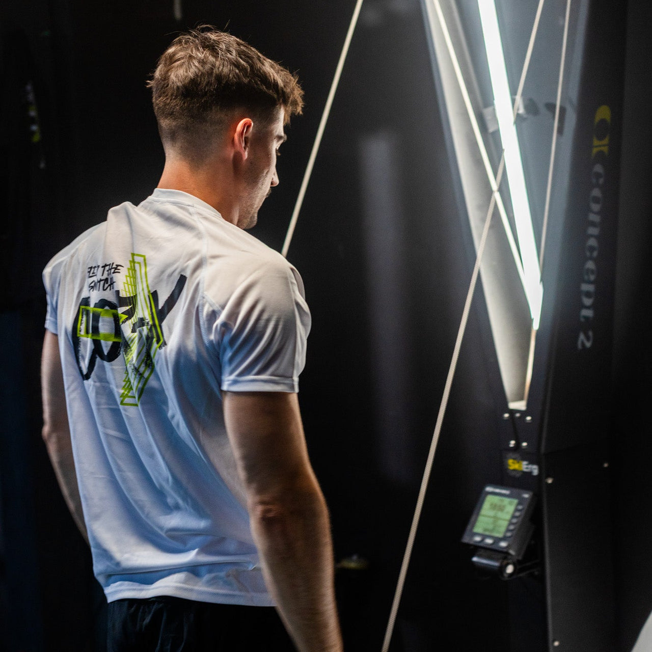 COR-X Flip the Switch funkčné športové tričko čierne unisex atlét