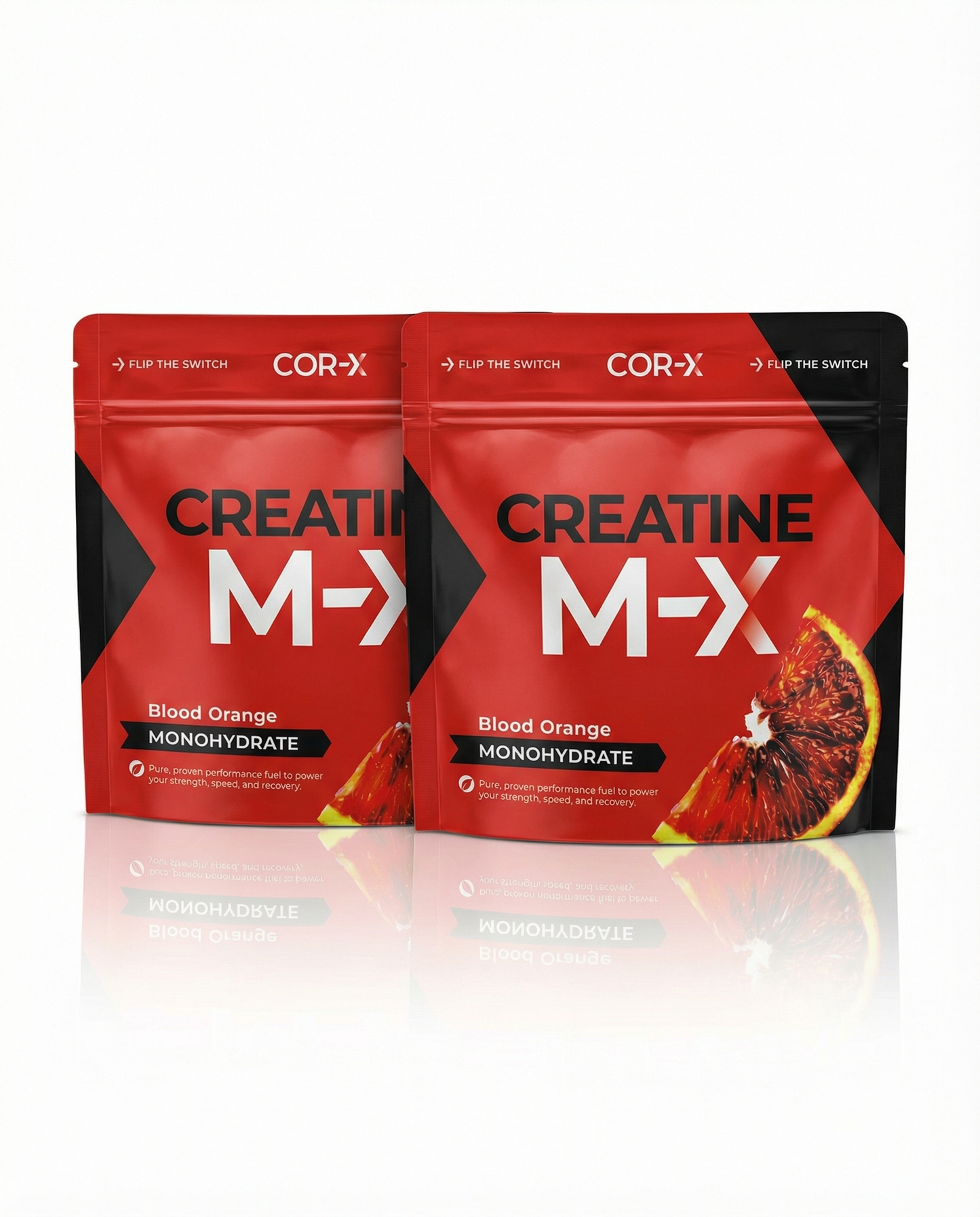 COR-X Creatine M-X 2-pack Blood Orange kreatín monohydrát výhodné balenie