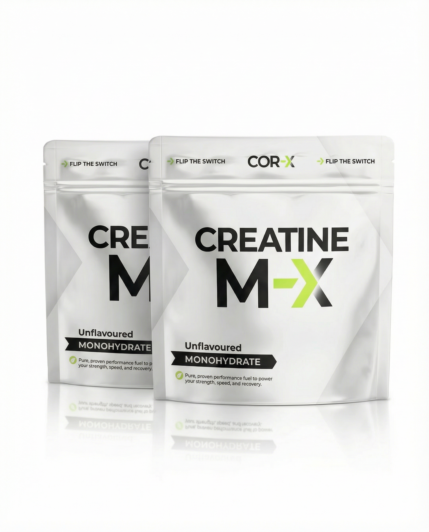 COR-X Creatine M-X 2-pack bez príchute kreatín monohydrát výhodné balenie