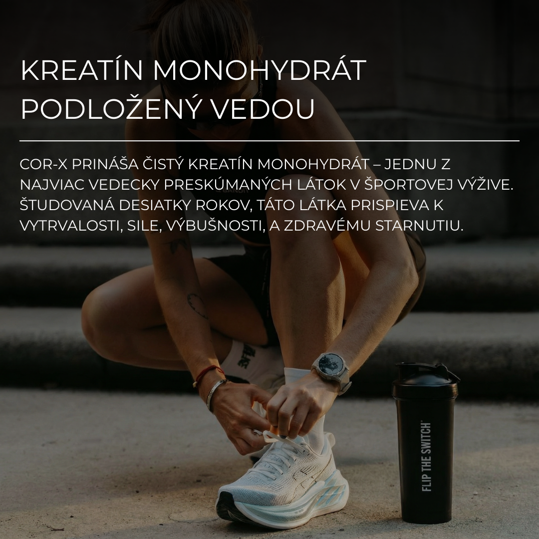 COR-X Creatine M-X Vedecky podložené benefity grafika