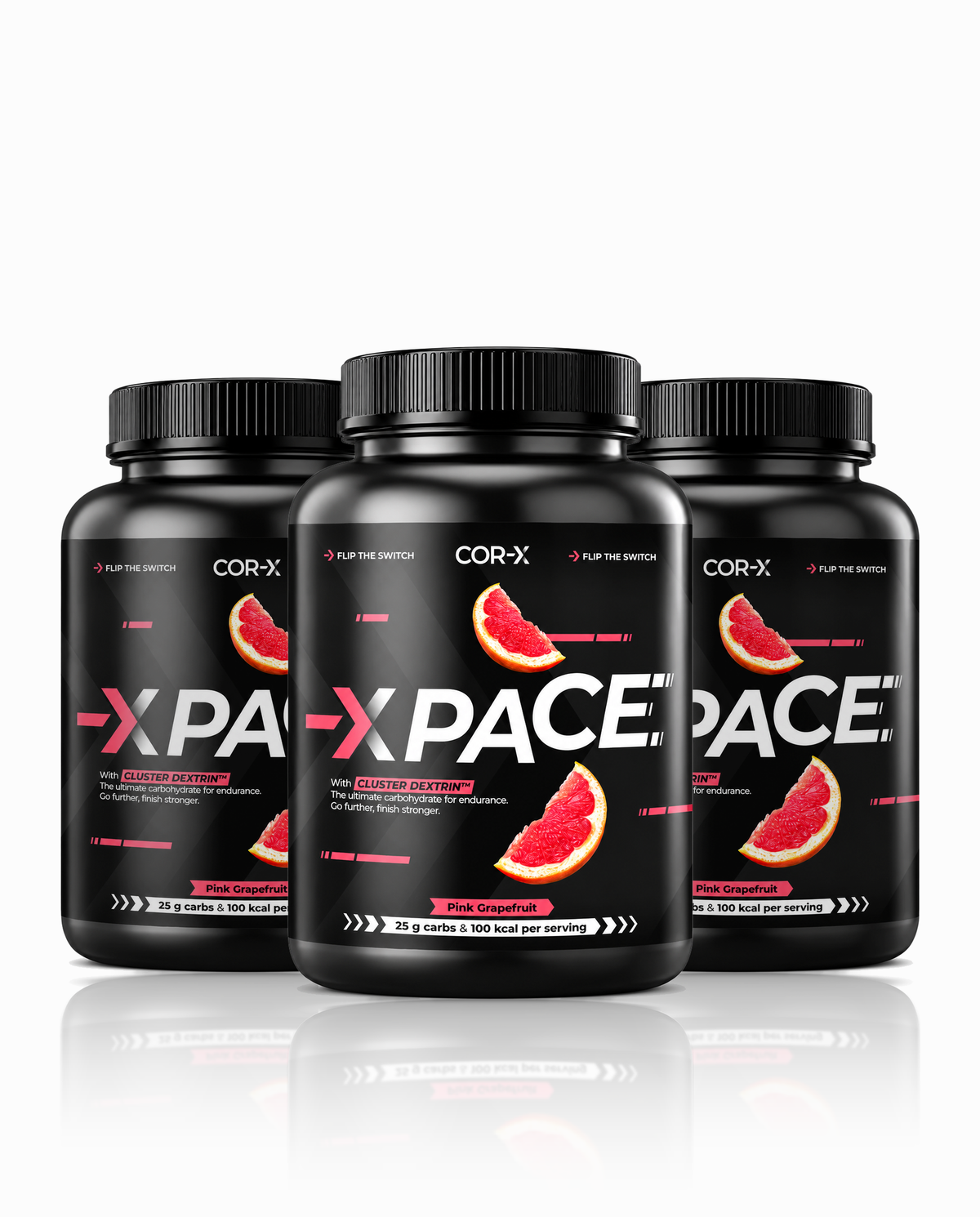 COR-X X-PACE Ružový Grep, 3 balenia